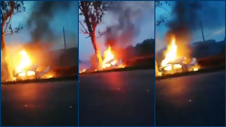 VIDEO. Doi polițiști au ars de vii, după un accident. Tânăra agent avea doar 21 de ani VIDEO. Doi polițiști au ars de vii, după un accident. Tânăra agent avea doar 21 de ani