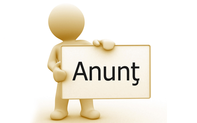 Anunţ Anunţ