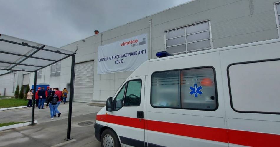 80 de persoane pe zi, capacitatea centrului de vaccinare anti-Covid de la Alro Slatina, care va funcţiona din 4 mai 80 de persoane pe zi, capacitatea centrului de vaccinare anti-Covid de la Alro Slatina, care va funcţiona din 4 mai