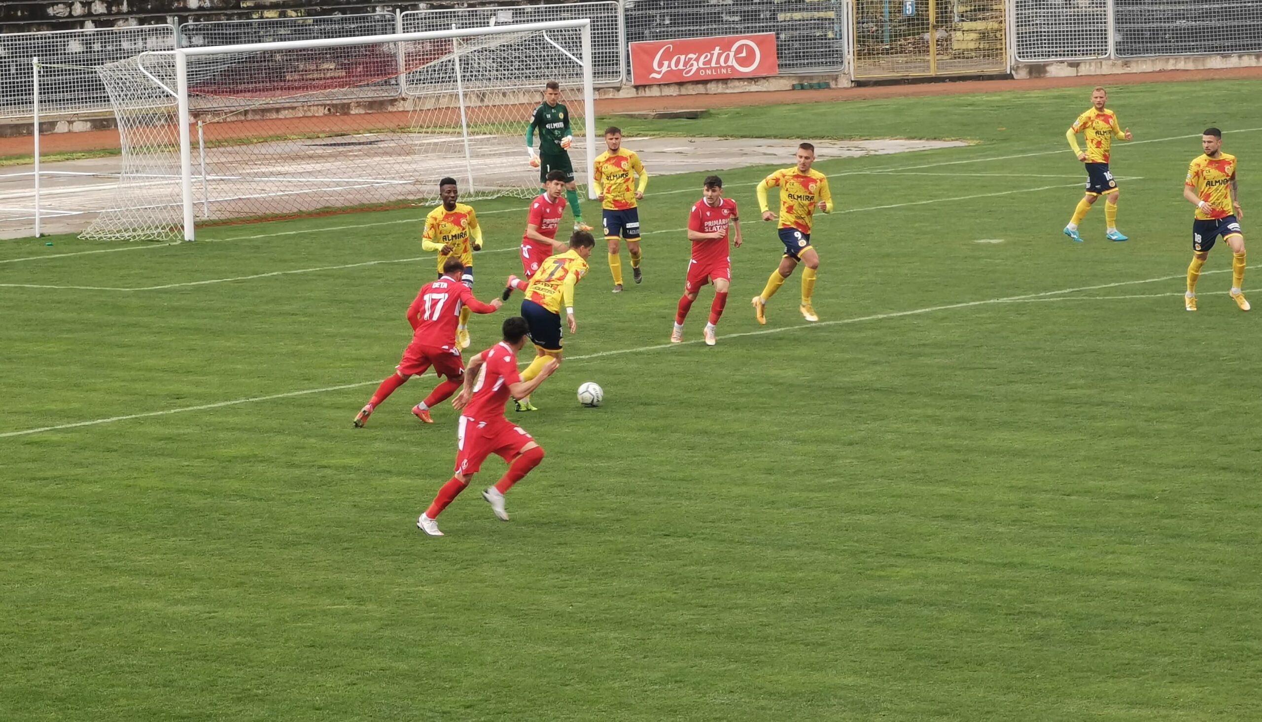 CSM Slatina, remiză albă cu Ripensia Timişoara. Ianis Stoica a irosit o ocazie enormă în minutul 90+3