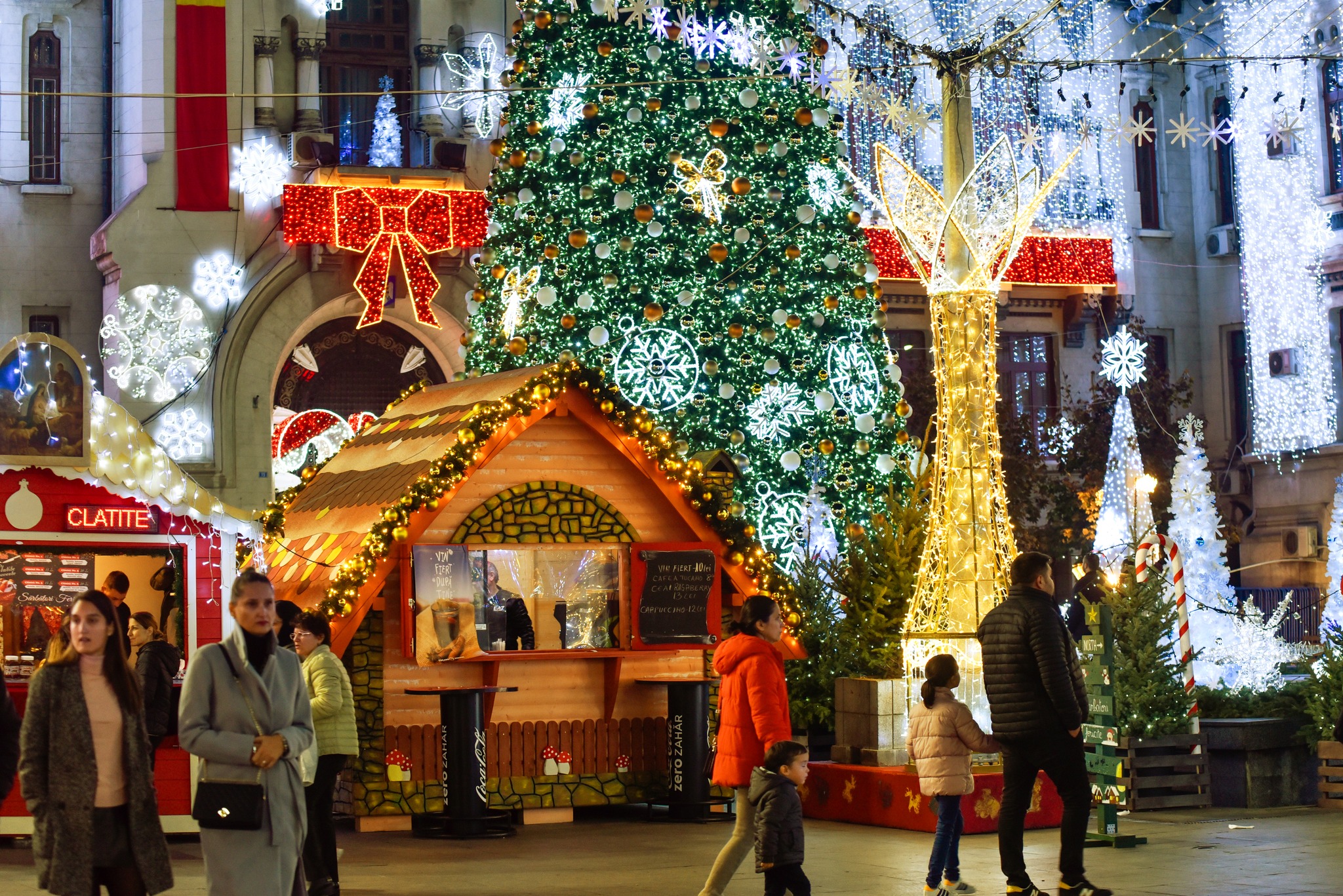 FOTO. Târgul de Crăciun din Craiova va fi deschis inclusiv pe 1 ianuarie. Programul zilnic