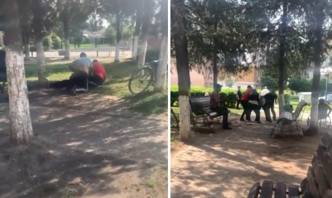 VIDEO. Bătaie în mijlocul străzii, în Drăgăneşti-Olt. Un bărbat a fost agresat de trei indivizi VIDEO. Bătaie în mijlocul străzii, în Drăgăneşti-Olt. Un bărbat a fost agresat de trei indivizi