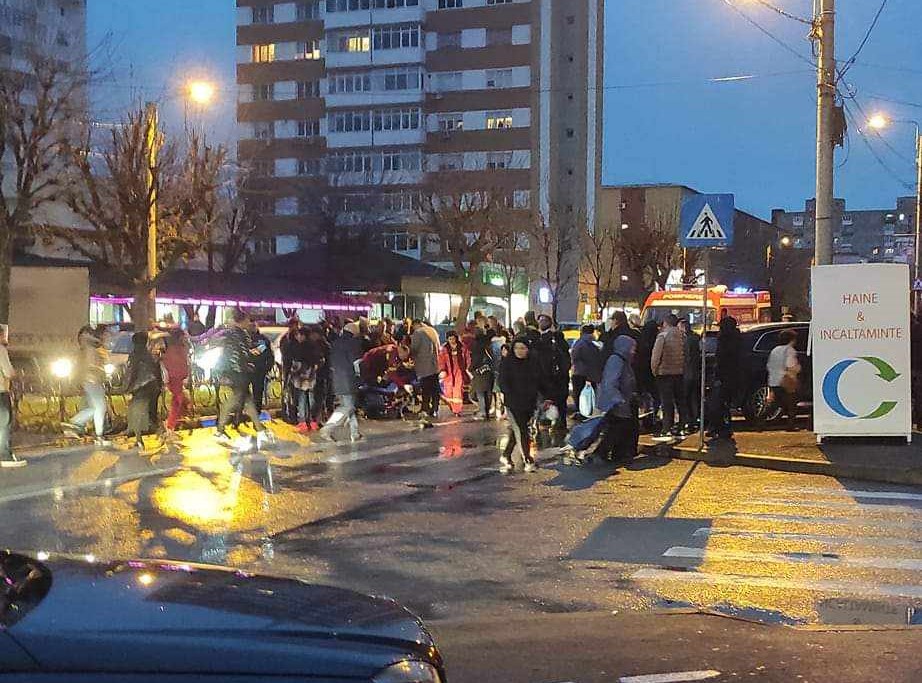 Femeie lovită pe trecerea de pietoni, pe bulevardul Oltenia din municipiul Craiova