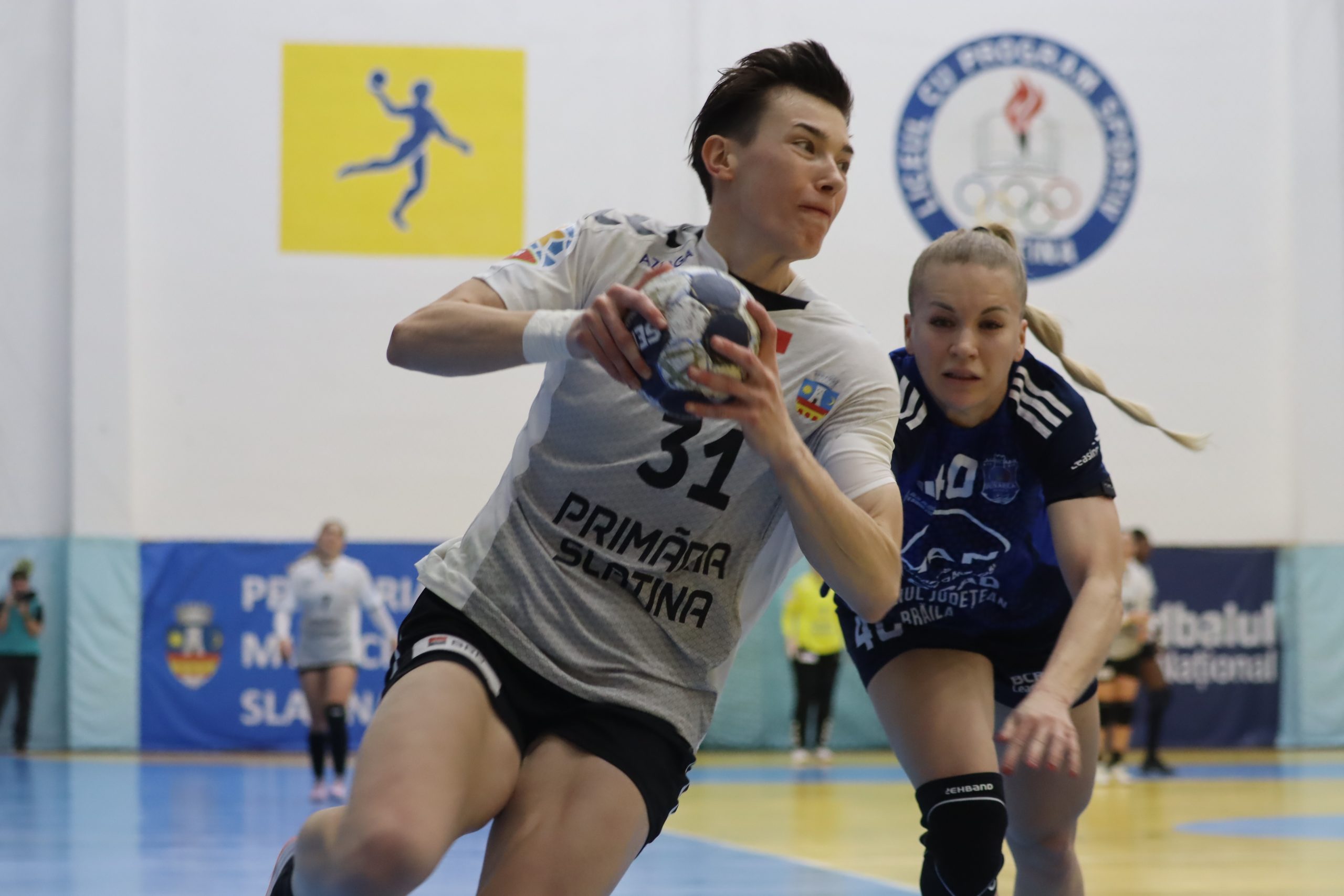 CSM Slatina luptă pentru calificarea în EHF, sâmbătă, pe terenul Dunării Brăila