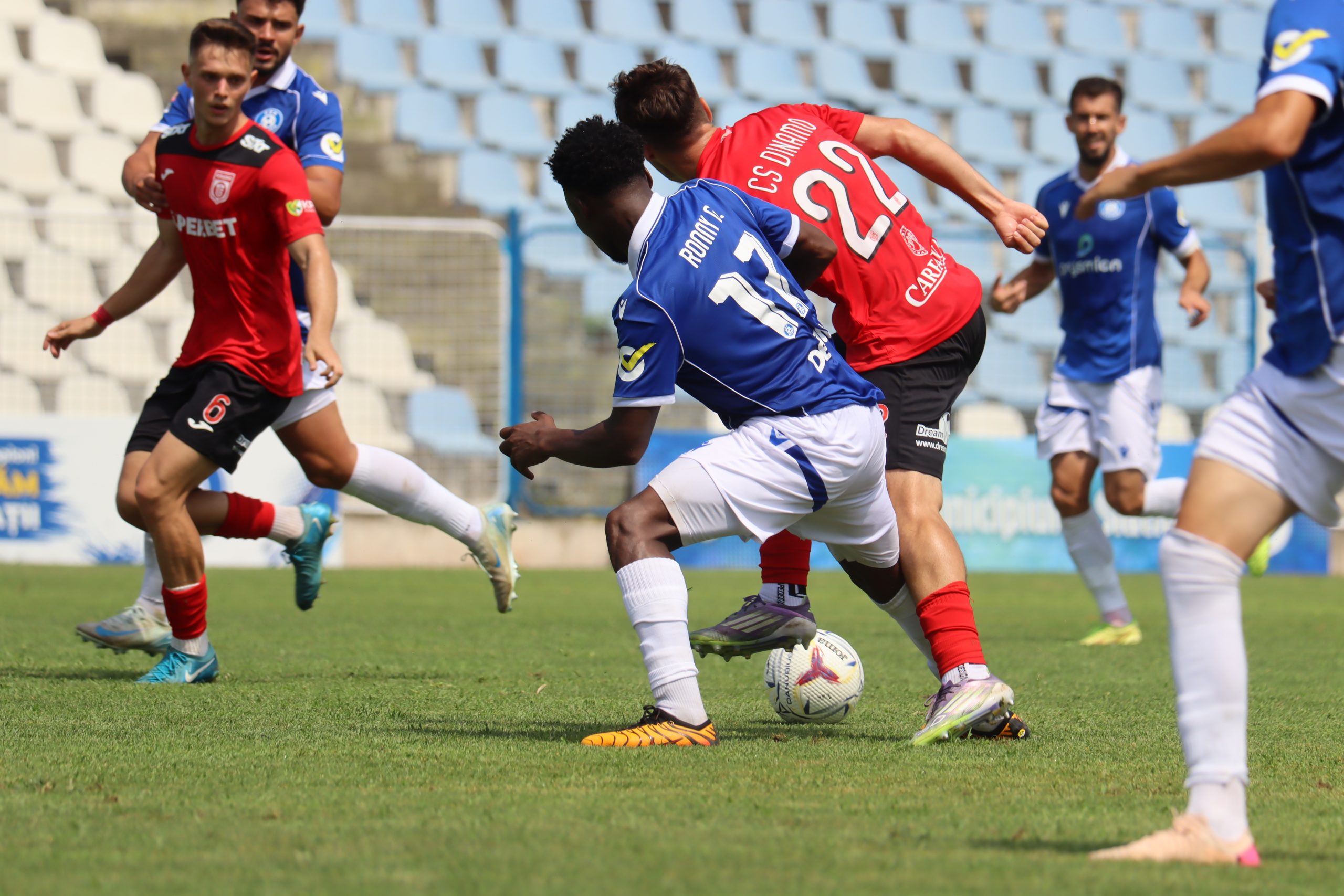 CSM Slatina, recital cu Dinamo! 5-1 în fața propriilor suporteri și lider în Liga a II-a