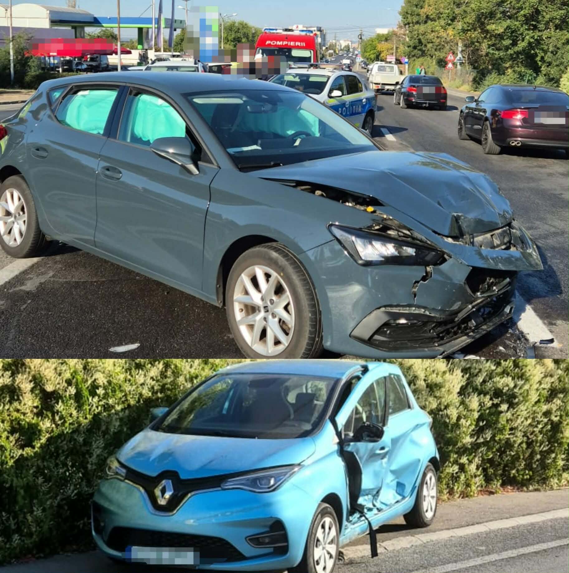 Accident în Craiova, provocat de un şofer care nu a respectat semnificaţia „STOP” Accident în Craiova, provocat de un şofer care nu a respectat semnificaţia „STOP”
