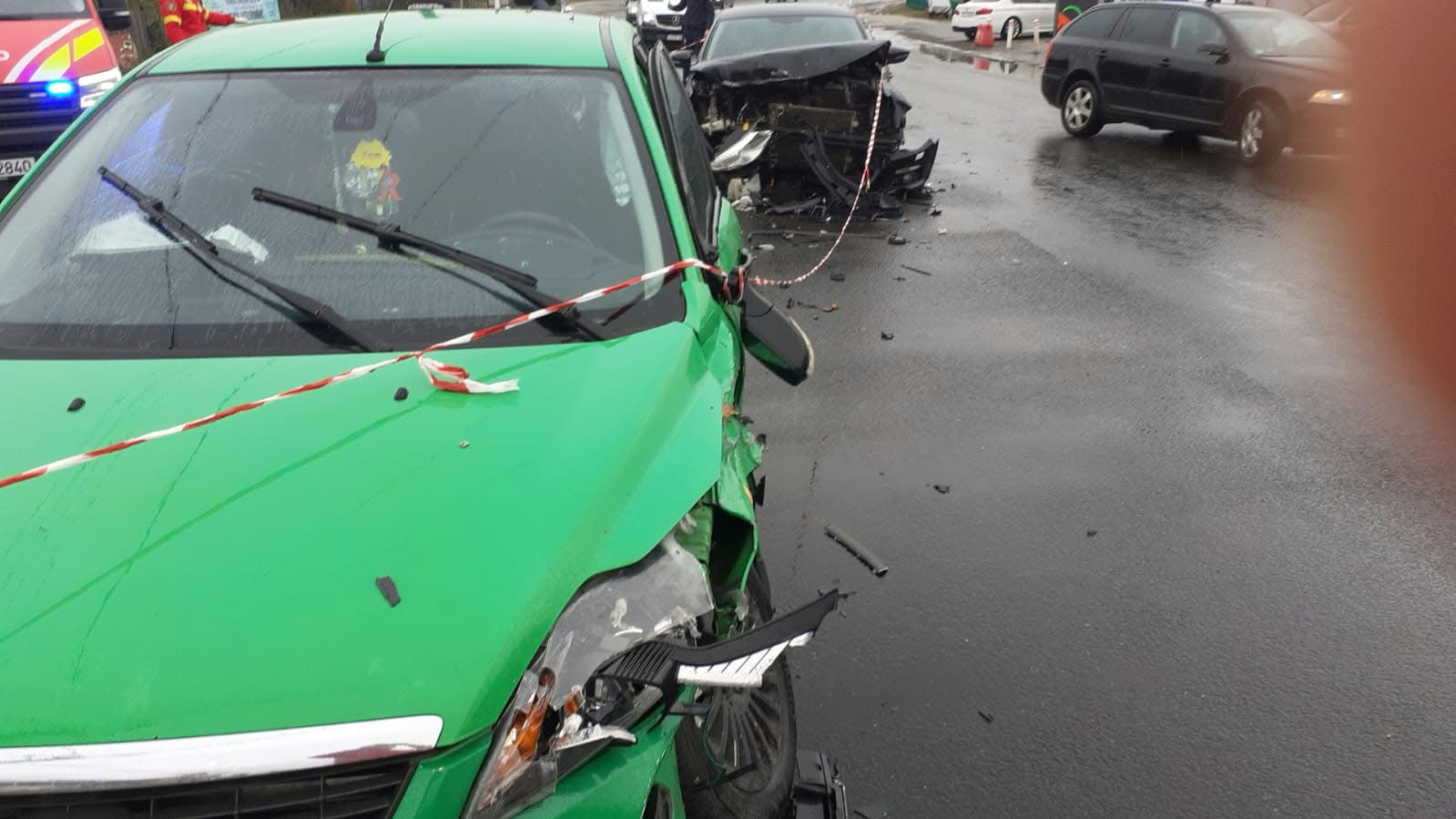 Bebeluș de numai 14 zile, implicat într-un accident rutier în Teleorman. Micuțul se afla într-o scoică auto