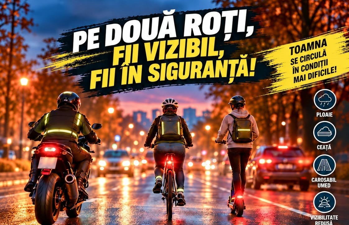 IPJ Olt, acțiuni pentru siguranța motocicliștilor, bicicliștilor și utilizatorilor de trotinete